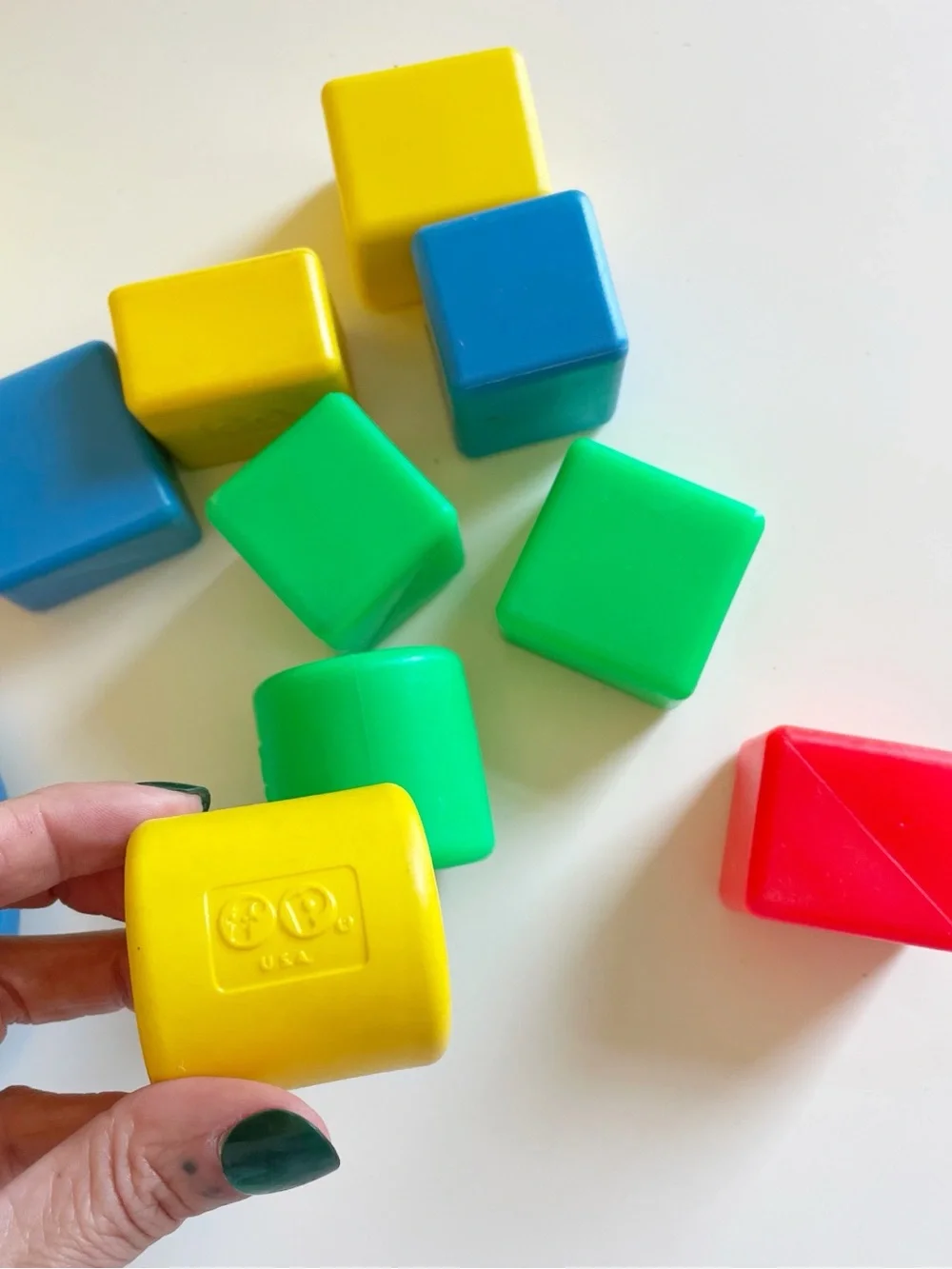 Vintage 1977 Fisher-Price Baby’s First Block Shape Sorter Toy